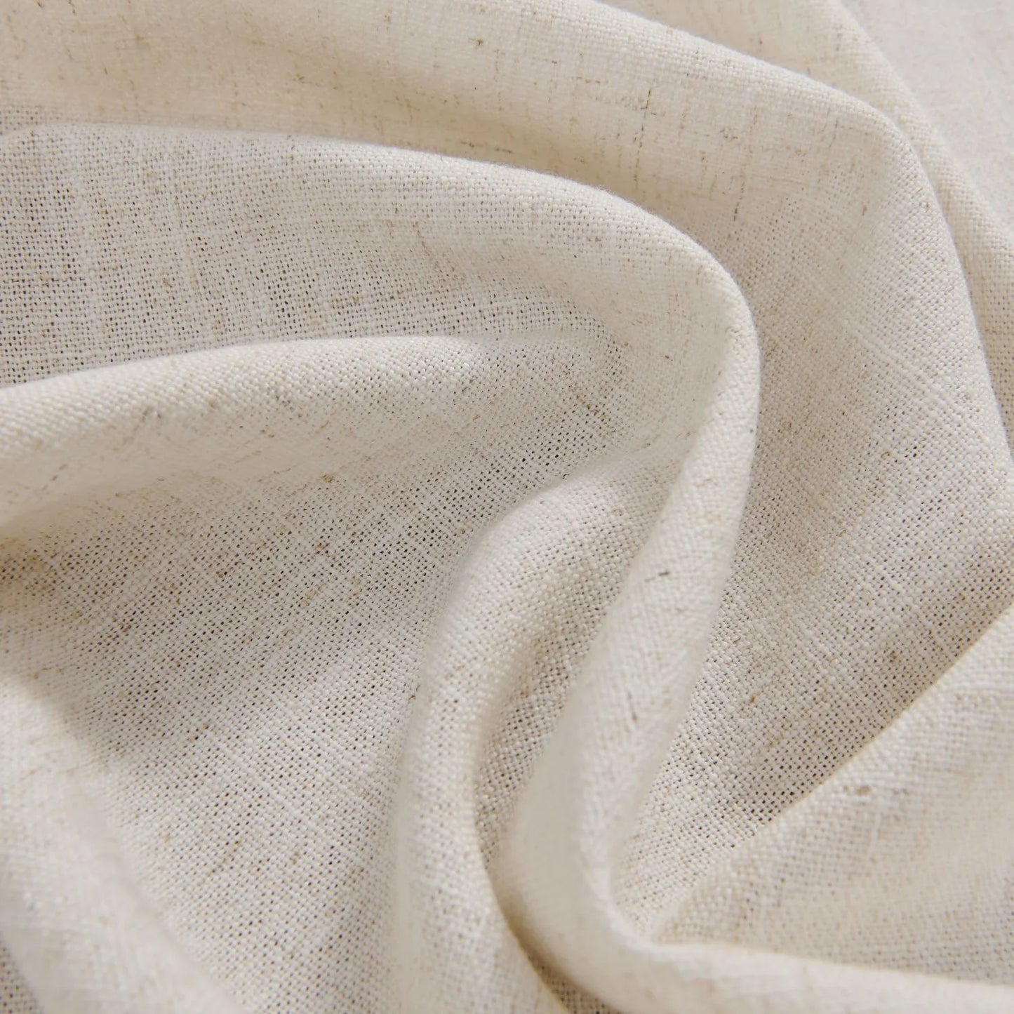 Linen Curtains Drapes Pinch Pleated, (Pack of 2)