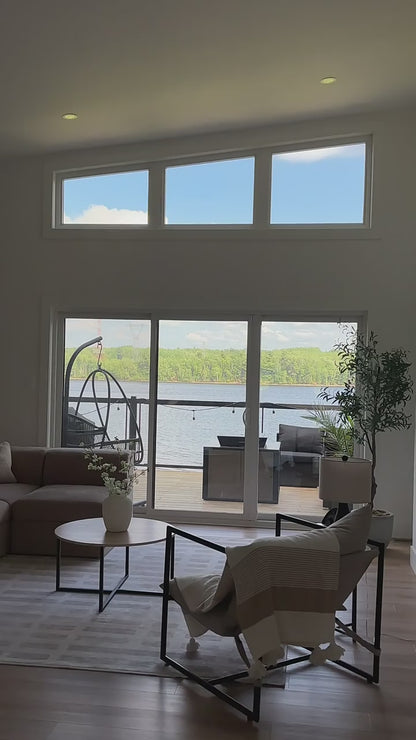 Linen Curtains Drapes Pinch Pleated, Burlywood Birch, (Pack of 2)